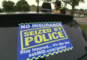 car can be seized for no insurance